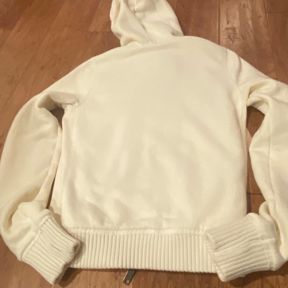 ABERCROMBIE & FITCH Faux Fur Hooded Jacket M - Picture 7 of 8